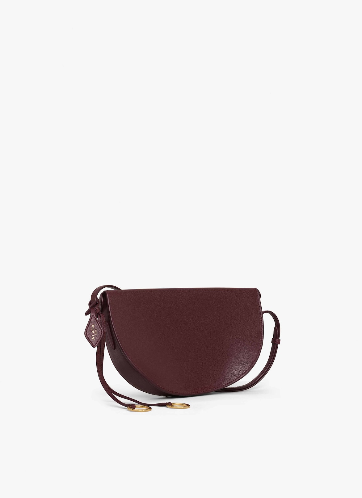 HIP EAST WEST BAG IN GOATSKIN ALAÏA GARNET RED HIP EAST WEST BAG IN GOATSKIN